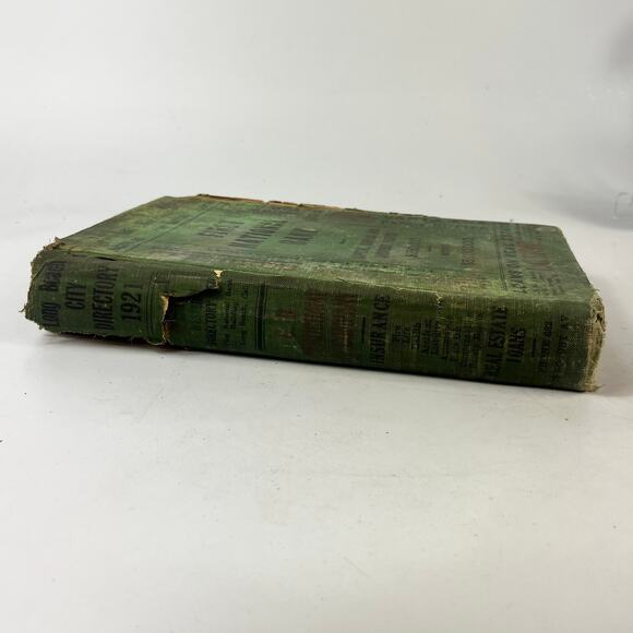 1921 Long Beach City Directory POOR Ancestry Genealogy Antique Vintage Reference - Picture 3 of 16